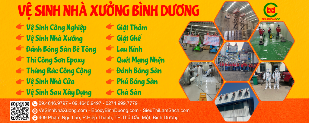 Vệ sinh nhà xưởng Bình Dương